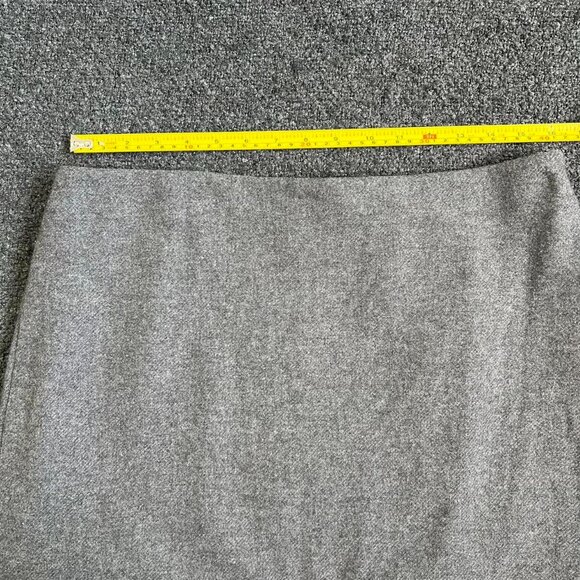 Flower Fairy Whimsy Wool Blend Winter Skirt with Pink Floral Embroidery - Picture 5 of 6